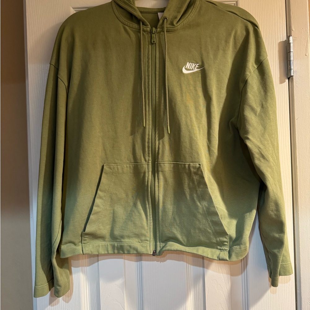 Nike Sage Green Full-Zip Hoodie